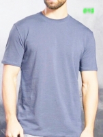 Мужская однотонная футболка серая VD107