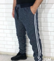 Мужское брюки темно-серый меланж SM