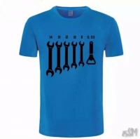 Мужская футболка ключи Синяя SM