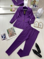 Костюм барби Двойка пиджак и брюки фиолетовый O114