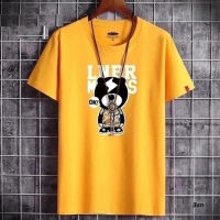 Мужская футболка LINER мишка желтая SN