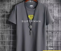 Мужская футболка Superman Темно-серая SM