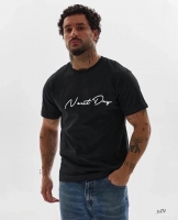 Мужская футболка с надписью Nent day черная SN