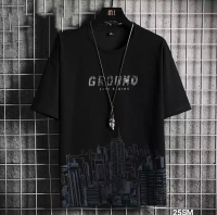 Мужская футболка GROUND чёрная SM