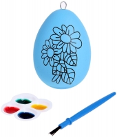 Набор для творчества Раскраска яйцо, краски кисть_Новая цена