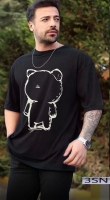 Мужская футболка с Мишкой черная SN