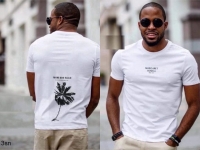 Мужская футболка с Пальмой белая SN