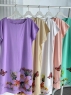 Платье Size Plus цветы сирень M29_Новая цена 03.24