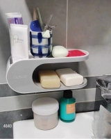 Мыльница органайзер настенная для ванной самоклеющаяся