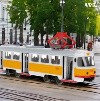 Пластиковая модель Трамвай