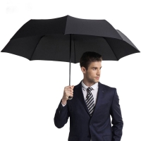 Зонт AMICO мужской черный полуавтомат