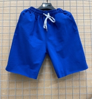 Мужские шорты с обрезным краем ярко-синие V107